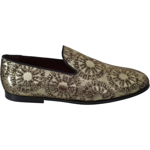 Bloemen Loafers Slip-on Stijl