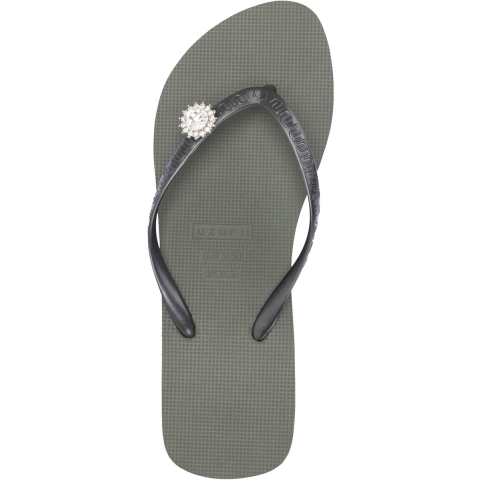 Uzurii Switch dames slipper met hak legergroen, , maat: