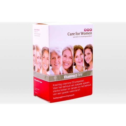 Gratis Verzending: Care For Women Vitamine D Forte 60 capsules