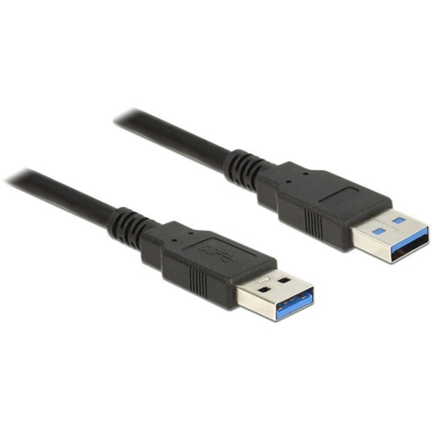 Delock USB3.0 A -> A kabel 1.50m zwart