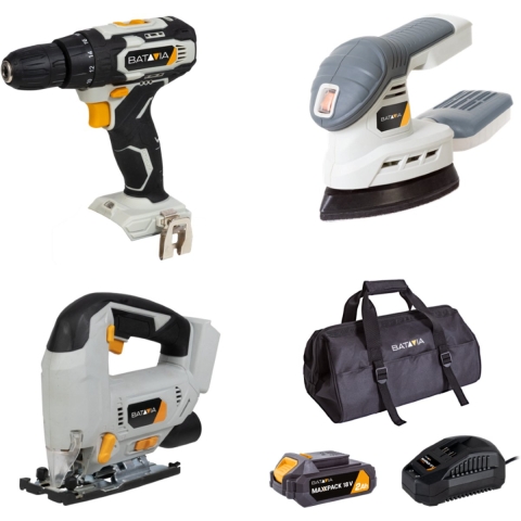 Batavia 18V Maxxpack Starterkit– De ideale accuset voor elke doe-het-zelver