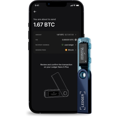 Ledger Nano S Plus Neptune Blue