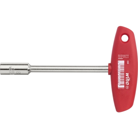 Werkplaats Dopschroevendraaier Wiha 01005 Grootte: 6 mm Koplengte: 125 mm