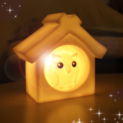 LED nachtlampje voor kinderen Crazy Safety Owl