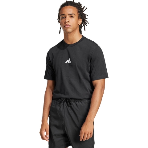 T-shirt van eenvoudige jersey adidas Essentials Small Logo