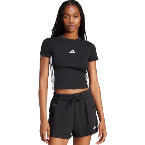 Slank T-shirt voor dames adidas Essentials 3-Stripes Baby