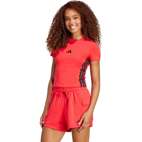 Slank T-shirt voor dames adidas Essentials 3-Stripes Baby