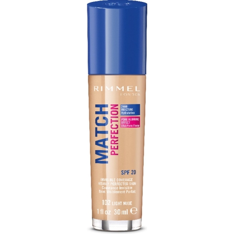 1+2 gratisBlack Friday Deal: Rimmel Match Perfection Foundation Ivory Nude 102 30 ml