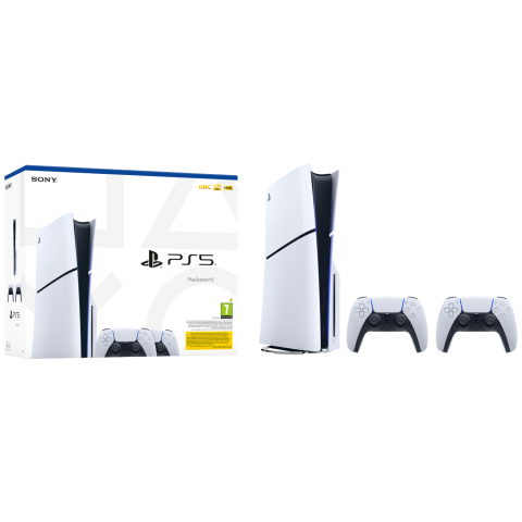 Sony Playstation®5 Console 1tb – Bundel Met Twee Dualsense® Draadloze Controllers 1 Tb