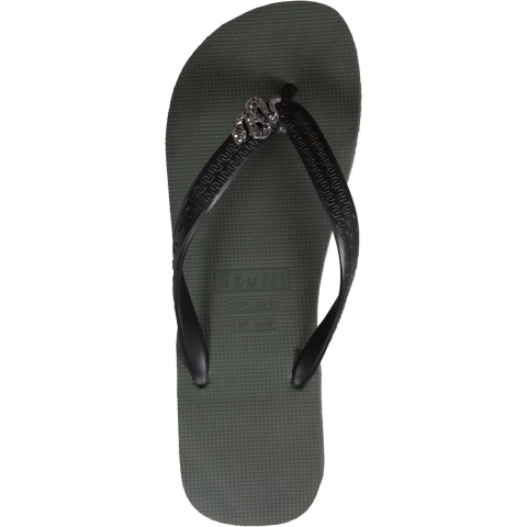 Uzurii Sport switch cobra legergroen dames slippers, , maat: