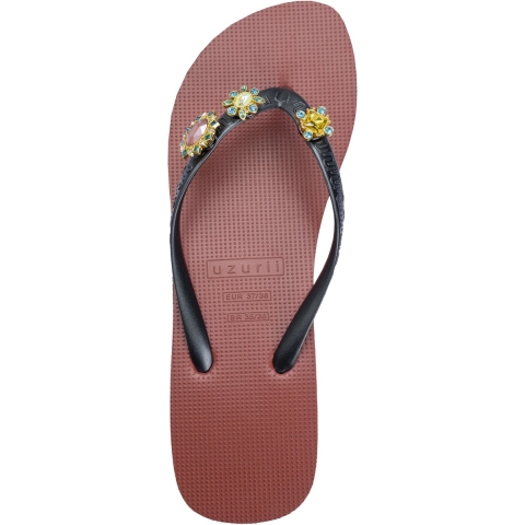 Uzurii Switch dames slipper met hak rood, , maat: