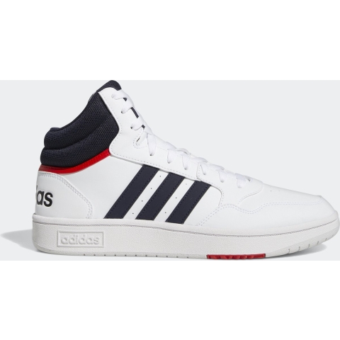 Adidas Hoops 3.0 mid,ftwwht/legink/vivred