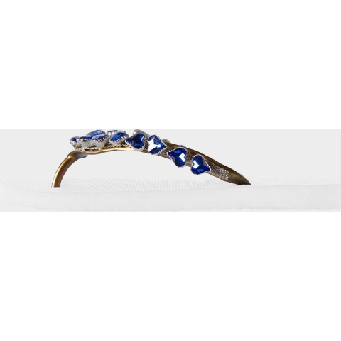 Uzurii Heart blue wit