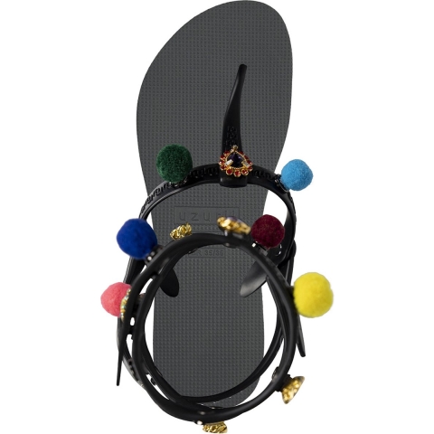 Uzurii Mystique pompom zilver