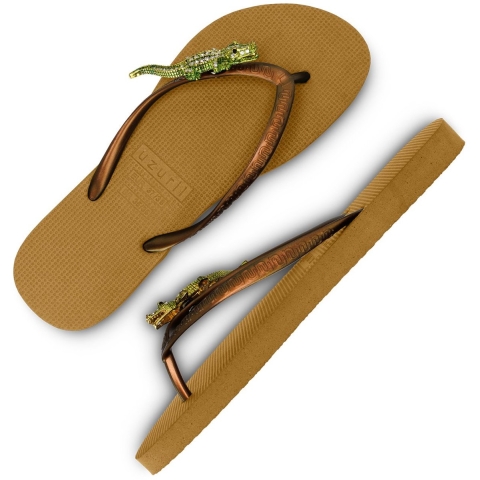 Uzurii Green crocodile switch oker