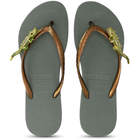 Uzurii Green crocodile switch legergroen