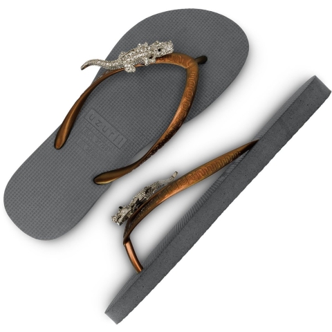 Uzurii Crocodile switch zilver