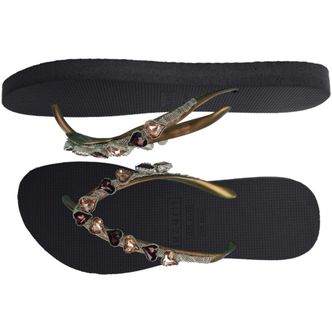 Uzurii Heart bronze zwart