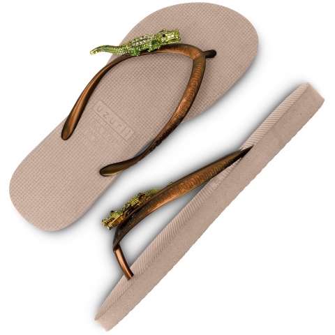 Uzurii Green crocodile switch zand