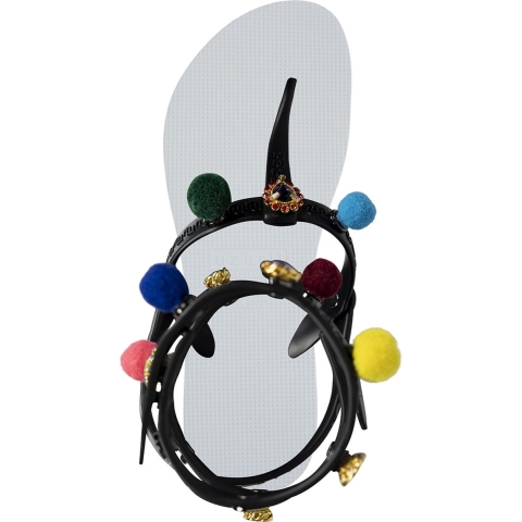 Uzurii Mystique pompom wit