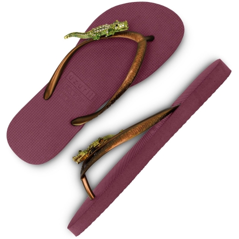 Uzurii Green crocodile switch robijn