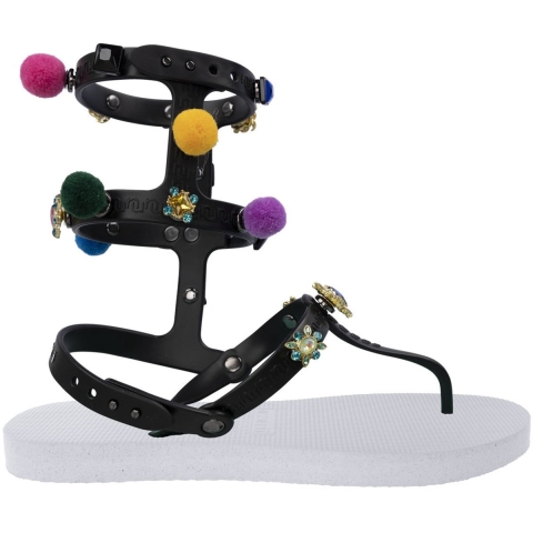 Uzurii Mystique pompom wit