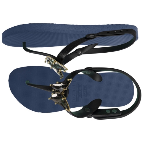 Uzurii Selena butterfly silver marineblauw