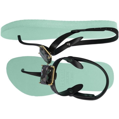 Uzurii Selena diamond silver mintgroen