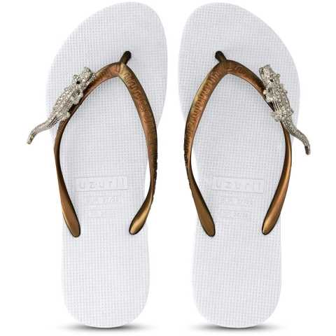 Uzurii Silver crocodile switch wit