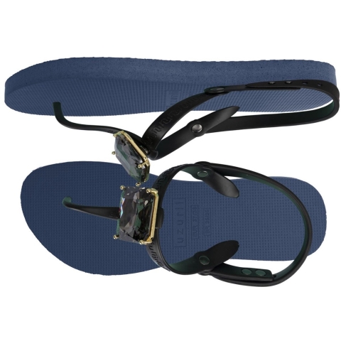 Uzurii Selena diamond silver marineblauw