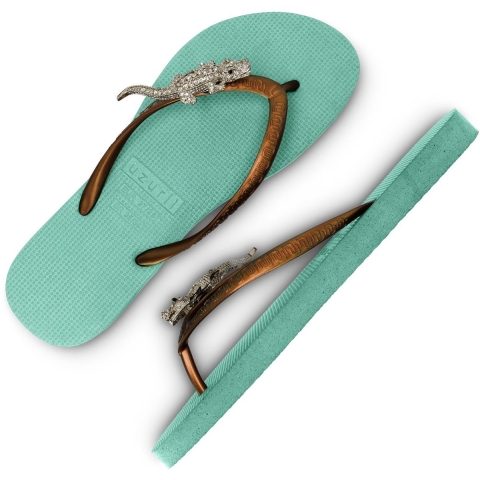 Uzurii Silver crocodile switch mintgroen