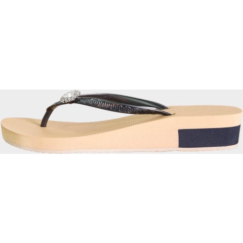 Uzurii Block switch dames slipper met hak goud, , maat: