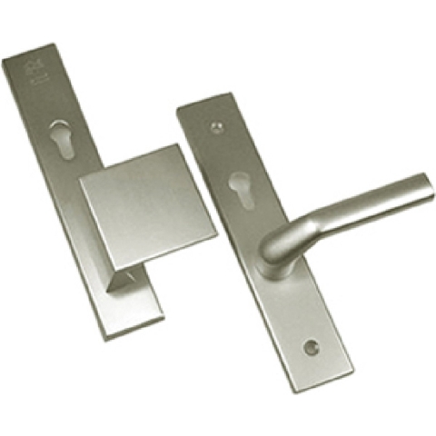 AMI Veiligheidsbeslag 251/50 Profielcilinder 72 Omkeer Deurdikte 90/80 Re + Profielcilinder 72 Omkeer F2 Zonder Deurkruk Deurdikte 38/42 - 802501