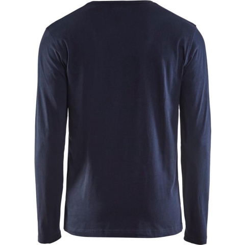 Blåkläder T-Shirt lange mouw 35001042 | Donker marineblauw | Maat L - 7330509596586