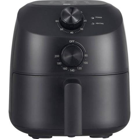 aeco Cube Airfryer 2 l 1150 W Timerfunctie, BPA-vrij, Anti-aanbaklaag Zwart