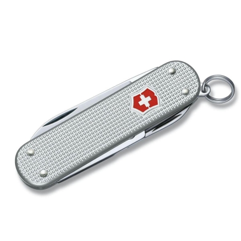 Victorinox Classic SD Alox, 58 mm, silver 0.6221.26 Zwitsers zakmes Aantal functies 5 Zilver