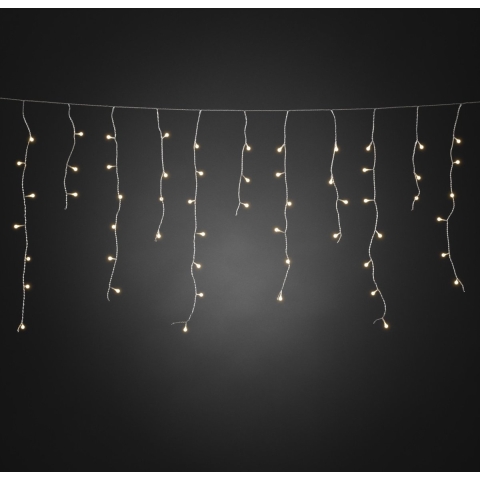 Konstsmide Lichtgordijn ijsregen Buiten 24 V Energielabel: E (A - G) 200 LED Warmwit