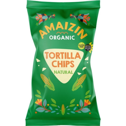 Amaizin Organic Tortilla Chips Natural