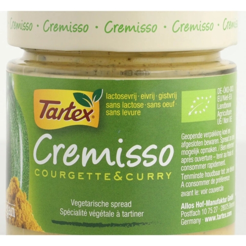 Tartex Cremisso Courgette 180gr