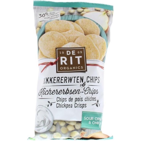 De Rit Kikkererwten Chips Sour cream-onion