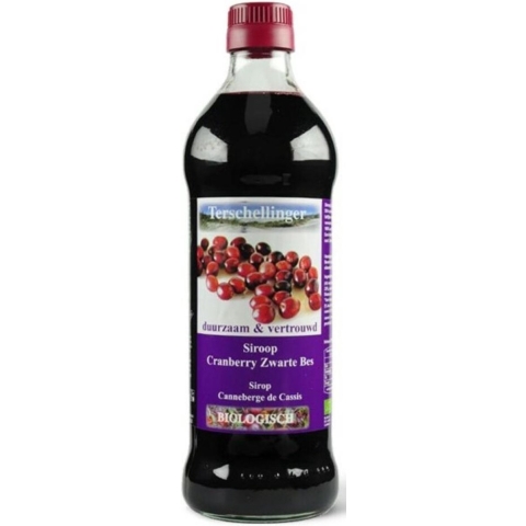 Terschellinger Cranberries Zwarte Bes Limonadesiroop