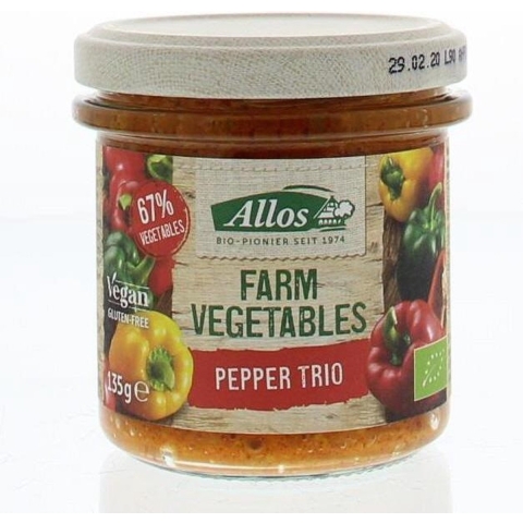 Allos Groentepread Paprika Trio