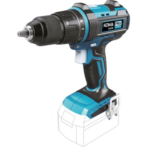 Enzo Koma tools accu boormachine | Koolborstelloos | 20V | zonder accu - 6490105