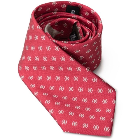 Geometrisch Patroon Zijden Stropdas