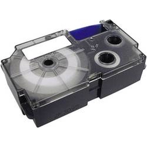 Casio XR-12RD1 Labeltape Tapekleur: Rood Tekstkleur: Zwart 12 mm 8 m