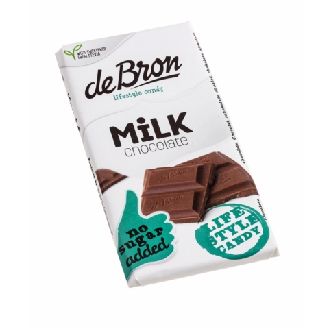 De Bron Suikervrije Tablet Milk Chocolate