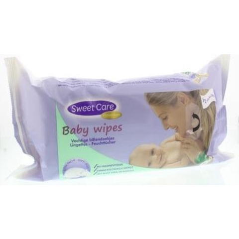 Sweet Care Baby Doekjes Normaal 72st