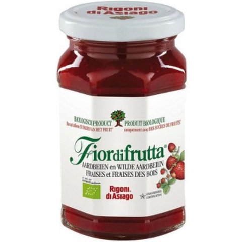 Fiordifrutta Jam Aardbeien en Wilde Aardbeien