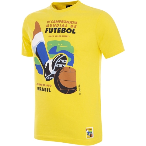 T-shirt Copa Football Brazilië Wereldbeker 1950