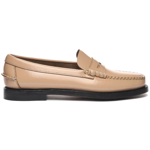 Leren damespantoffels Sebago Classic Dan Pigment